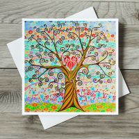 Heart & Tree of Life card