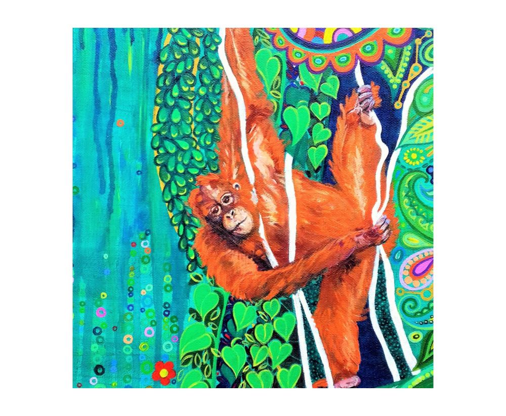 Orangutan sticker