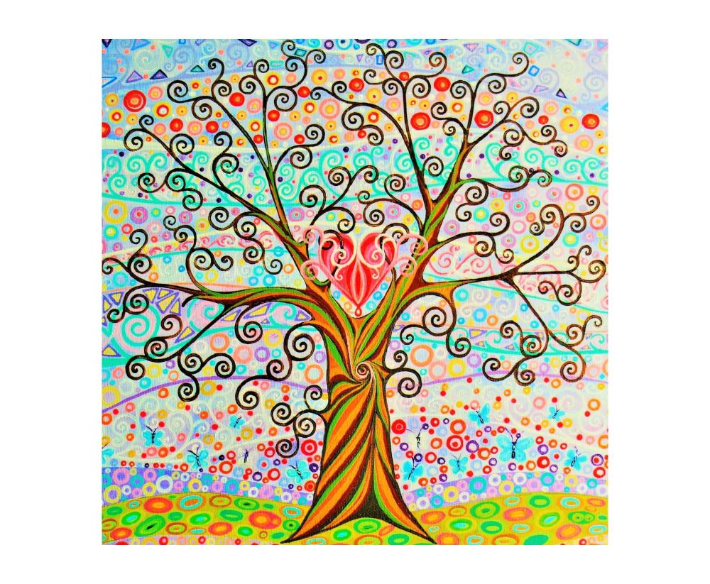 Heart Tree of Life sticker