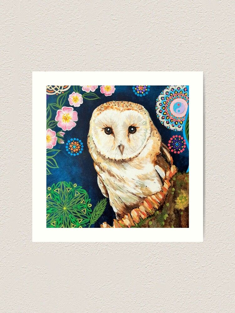 Barn Owl art print