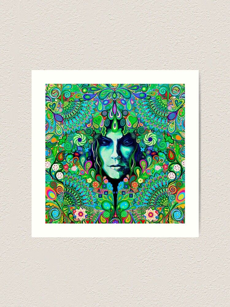 Pagan Green Woman art print