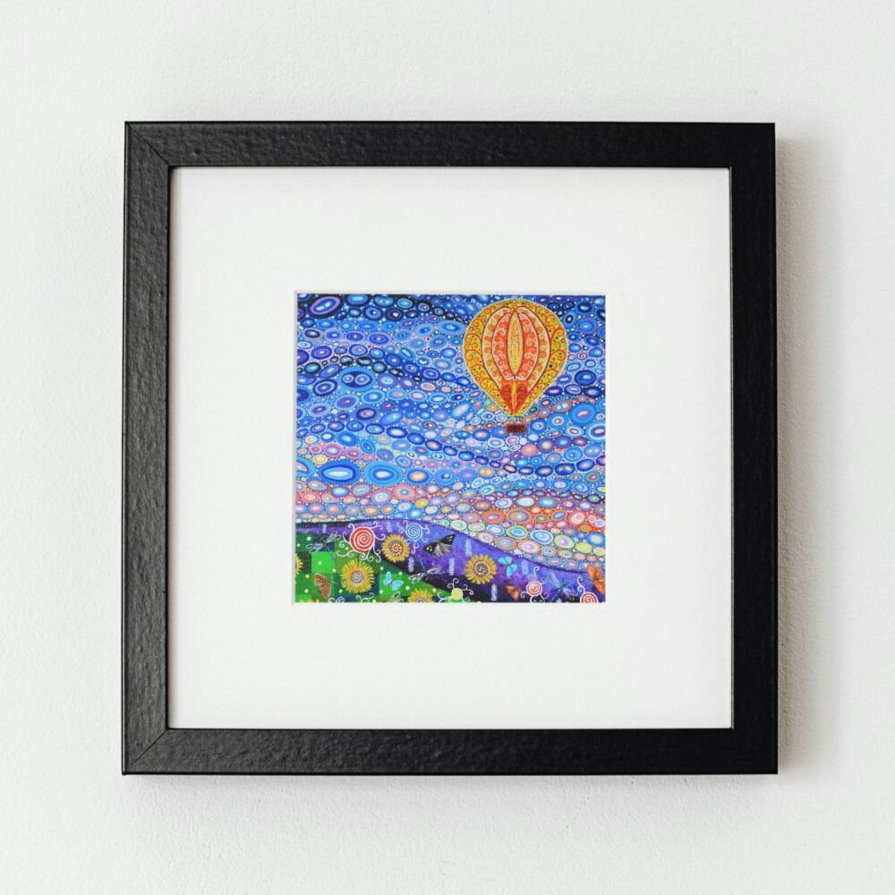 Hot Air Balloon mini art print