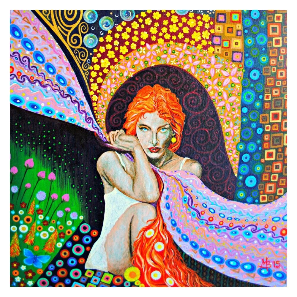 Clary mini art print