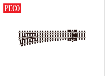 N Gauge Medium Radius Left Hand Electrofrog SL-E396