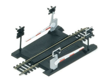 R645 OO Level Crossing, Single track