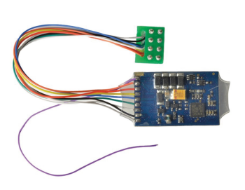 8 Pin DCC Loco-Decoder (with Brake Button function)