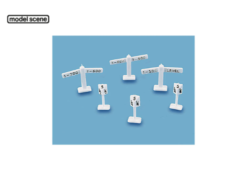 Level Signs and Mile Posts OO