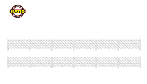 LMS Station Fencing White OO