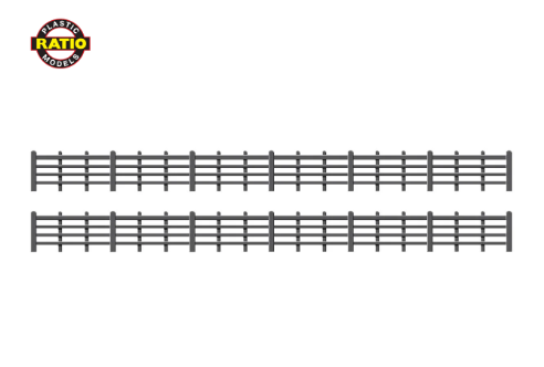 Lineside Fencing Black OO