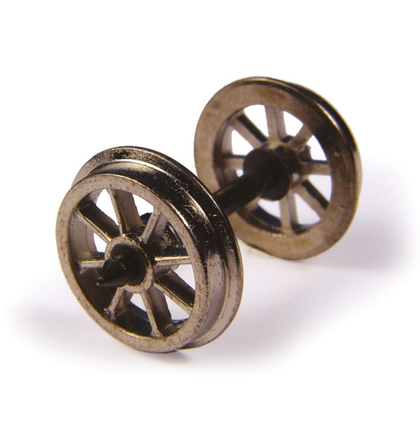 Bachmann 36-014 Metal Spoked Wagon Wheels (pk 10)