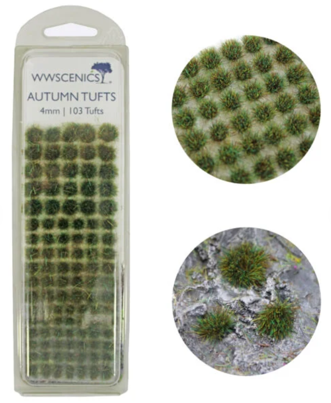 WWScenics Autumn tufts 4mm - 103 Tufts