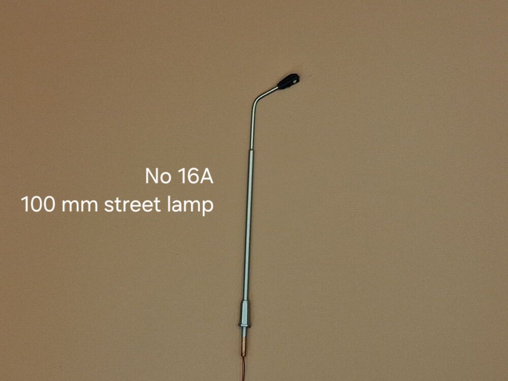 016A No 16A - 3V 100 mm street light, price is for pack of three