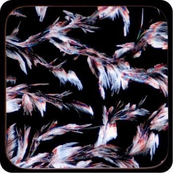 TOWBIN SOLUTION CHEMICAL CRYSTALS MICROSCOPE IMAGE COASTER (C20)