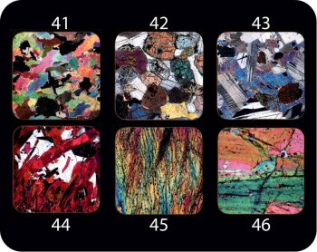  Your choice of Six Different Geology Coasters - interesting geology gift