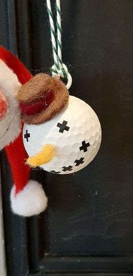 Snowman Golf Ball 