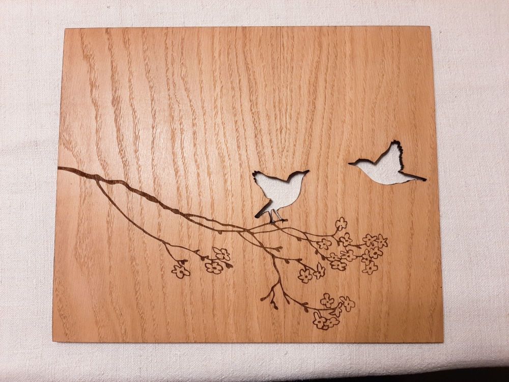 Bird on Branch Table Mats / Placemats 