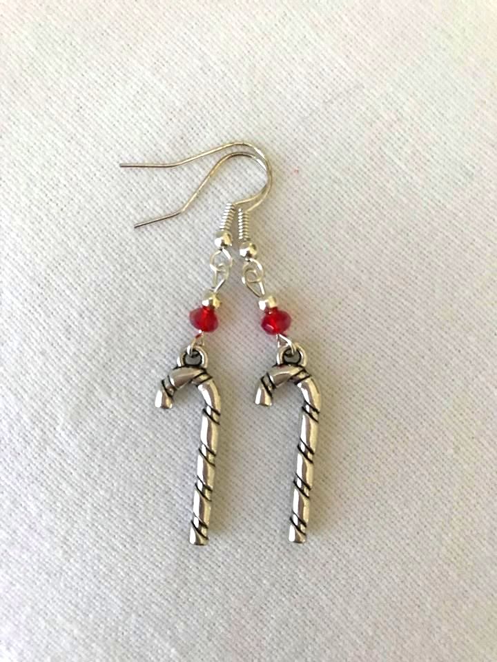 Christmas Earrings - Candy Canes