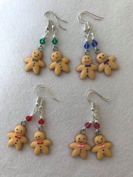 Christmas Earrings - Gingerbread Man