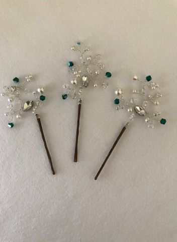 Z15, Swarovski Crystal set of 3 Hairpins