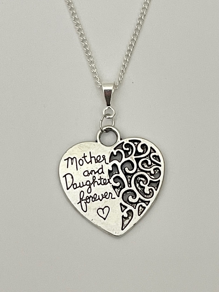 Mother & Daughter forever pendant