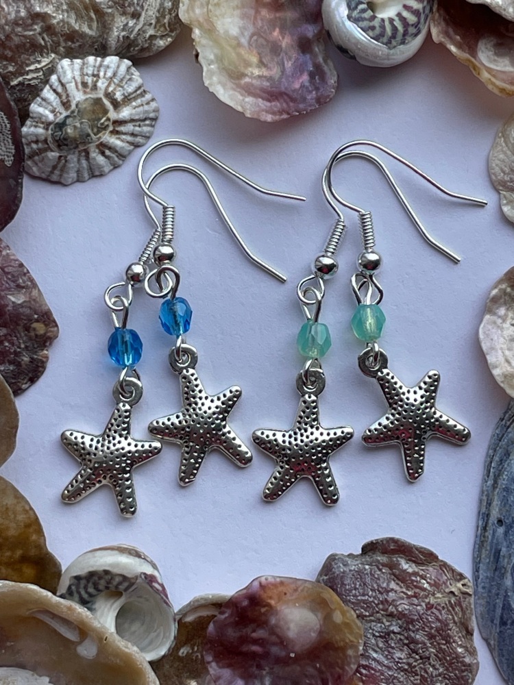By the Sea! Star fish Earrings