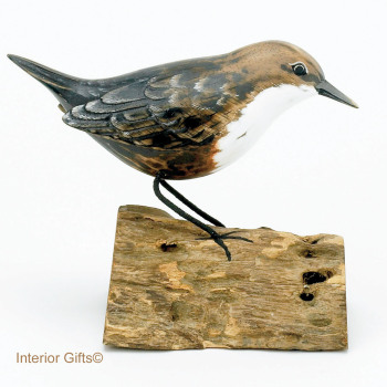 Archipelago Dipper Bird Wood Carving