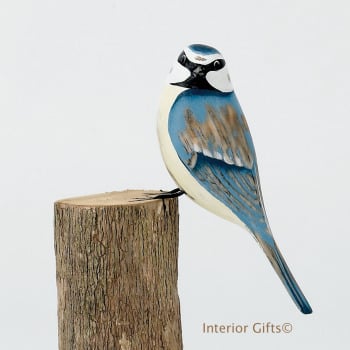 Archipelago Blue Tit Bird Wood Carving