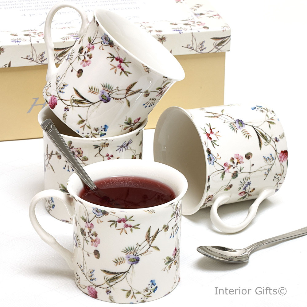 Empress Flowers - Country Garden Fine China Mugs with Gift Box