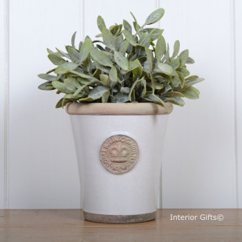 Kew Long Tom Pot Bone - Royal Botanic Gardens Plant Pot - Small