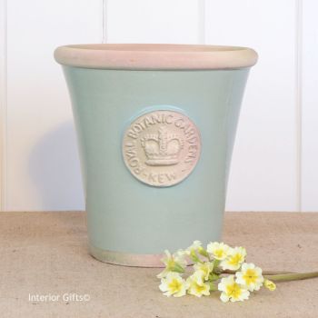 Kew Long Tom Pot in Chartwell Green - Royal Botanic Gardens Plant Pot - Medium