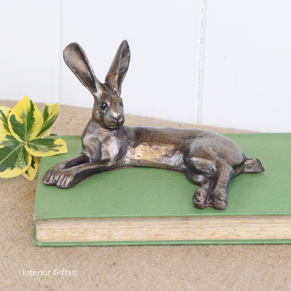 Honey Hare Frith Bronze Sculpture by Paul Jenkins