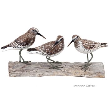 Archipelago 'Knot Block' Three Knot Birds Wood Carving