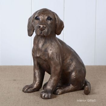 TOTO Puppy Dog in Bronze by Frith Sculpture