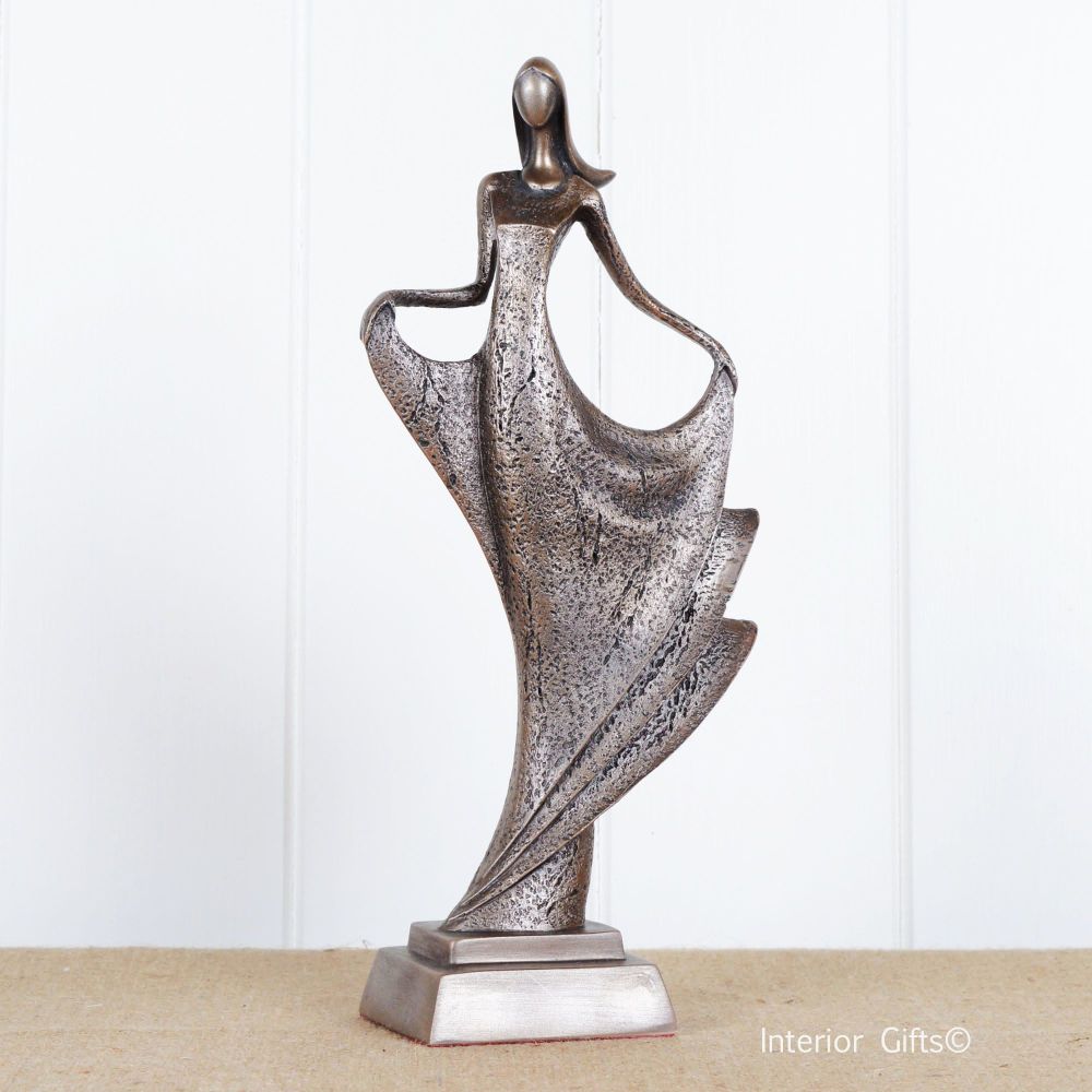 'Strictly Just Dance' Bronze Dancing Girl by Frith Sculpture 