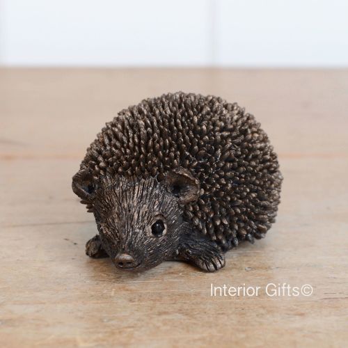 Frith Junior Hedgehog Bronze Sculpture by Thomas Meadows