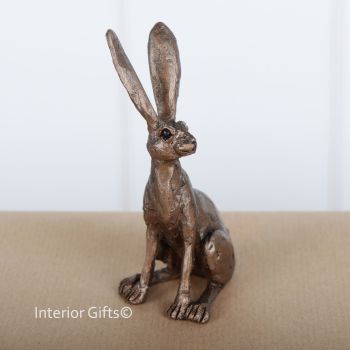 Jaz Hare Sitting Frith Bronze Sculpture Miniature *NEW* by Thomas Meadows