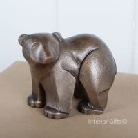 POLAR BEAR CUB Standing Frith Sculpture by Adrian Tinsley 