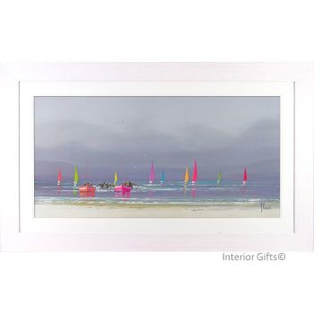 'Boat Reflections II' by Frederic Flanet - 76cmx127cm