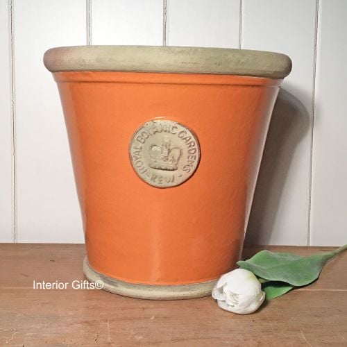 Kew Orangery Pot Burnt Sand - Royal Botanic Gardens Plant Pot - 27 cm H