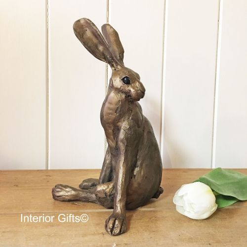 Hartpury the Gloucestershire Hare Frith Bronze Sculpture by Paul Jenkins