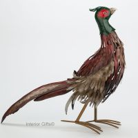 Archipelago Pheasant - Metal Garden Bird Sculpture 