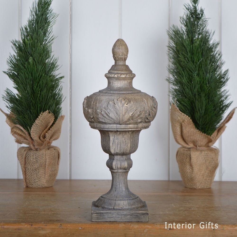 Natural Decorative Wooden Finial