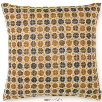 BRONTE by Moon Cushion - Gold Milan Large Shetland Wool 23"