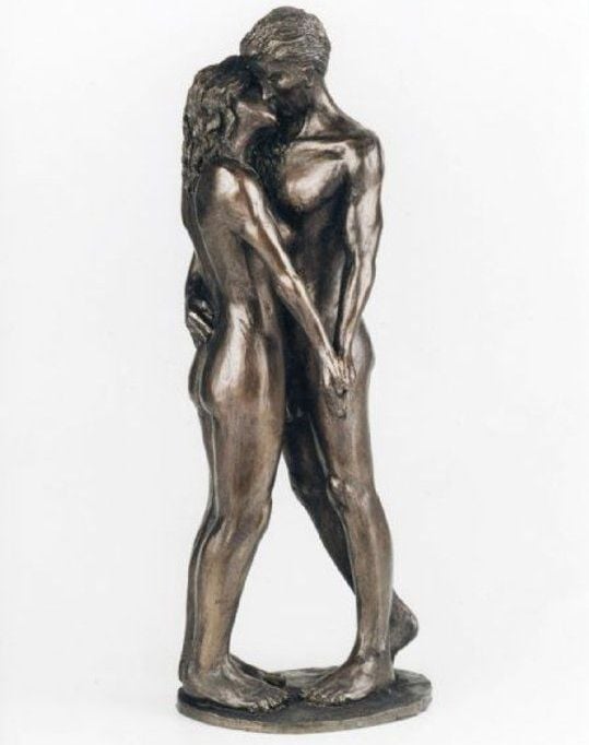 The Kiss - by Frith Sculpture 
