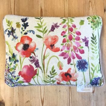 Voyage Meadow Flowers Country Mini Arthouse Cushion Small - 25 x 35 cm