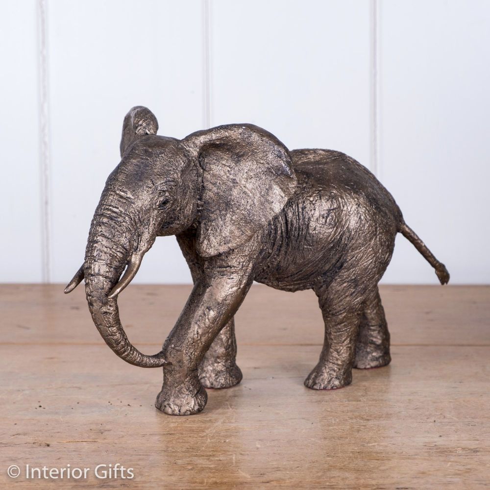 Magnificent Mother Elephant Frith Bronze Sculpture by Juliet Collins