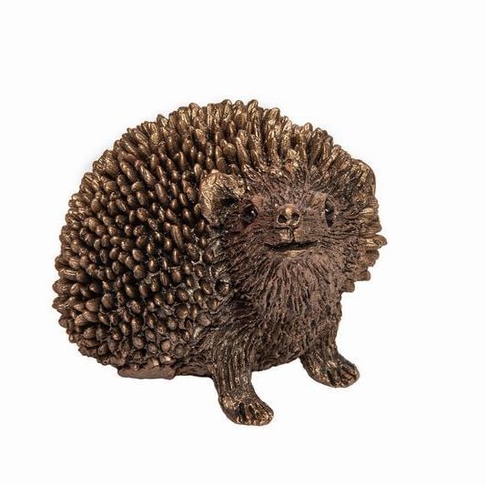 Frith Sweetpea Curious Hedgehog Standing Bronze Sculpture by Thomas Meadows
