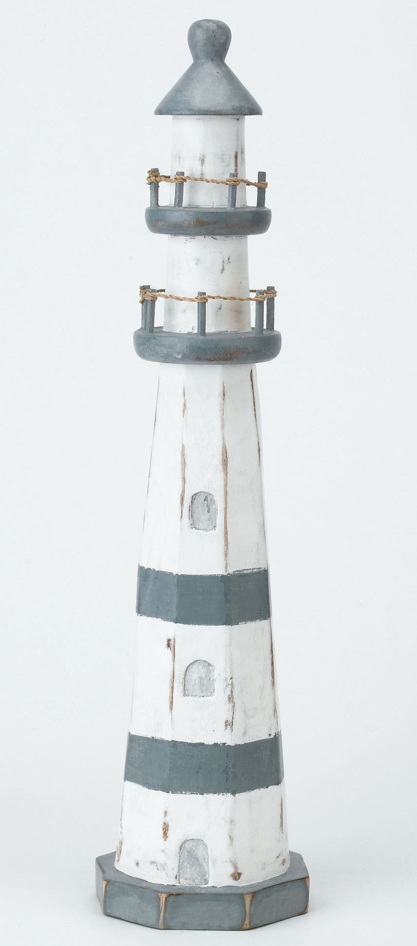Archipelago Wooden Lighthouse Blue and White - Large