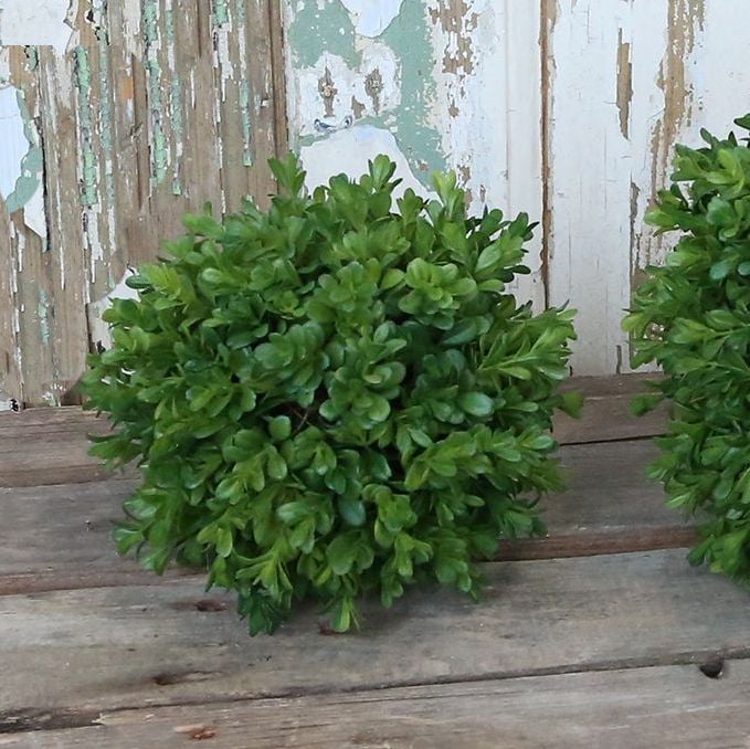 Realistic Faux Boxwood Buxus Ball - 18 cm