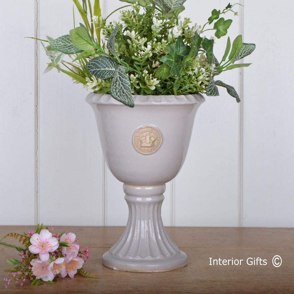 Kew Footed Urn in Almond - Royal Botanic Gardens Plant Pot - Small